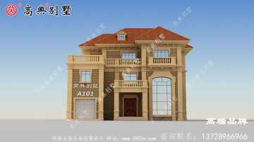 农村自建洋房三层欧式别墅