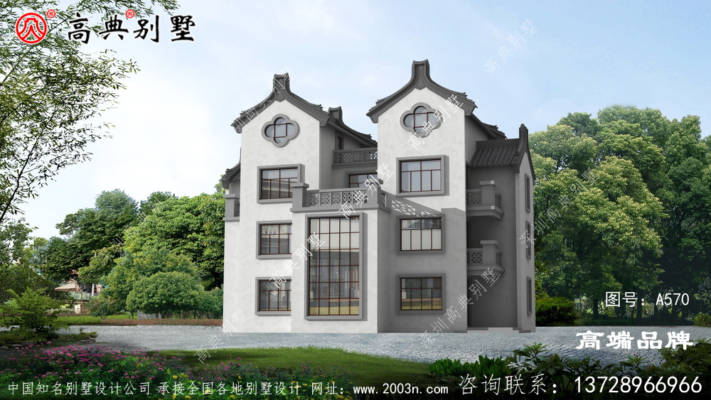 中式风格自营住宅设计美观，是真正值得建设的好户型