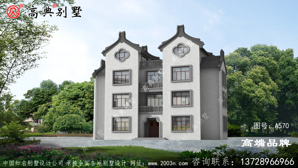 中式风格自营住宅设计美观，是真正值得建设的好户型